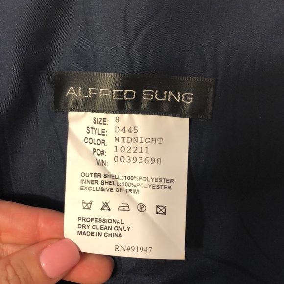 Navy bridesmaid dress - Picture 3 of 3